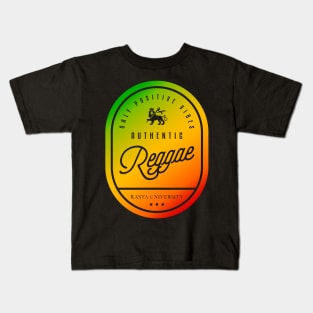 Rasta University Authentic Reggae Rasta Colors Kids T-Shirt